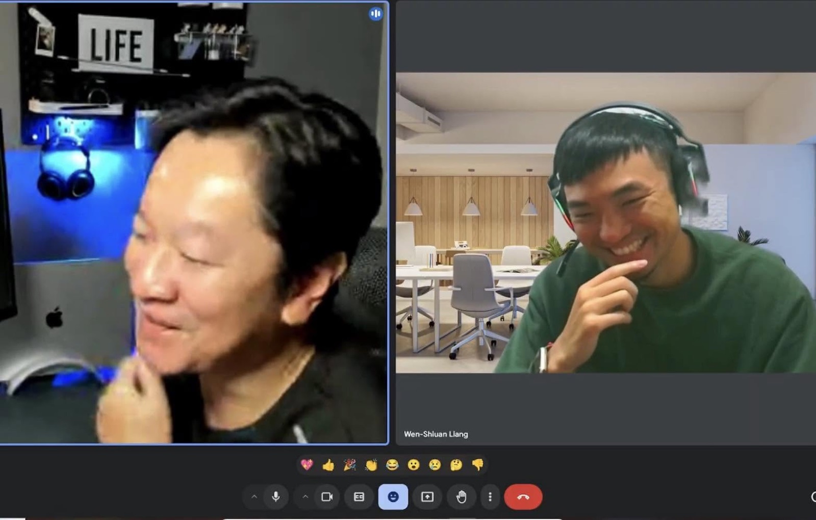 梁文宣與全職 AI 創作者 Gucci Chang 進行線上原型訪談