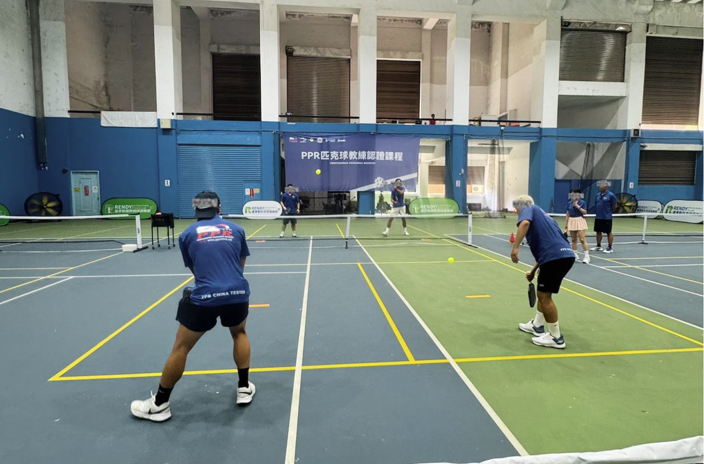 梁文宣參加 PPR YD 青少年匹克球教練認證的課程紀錄